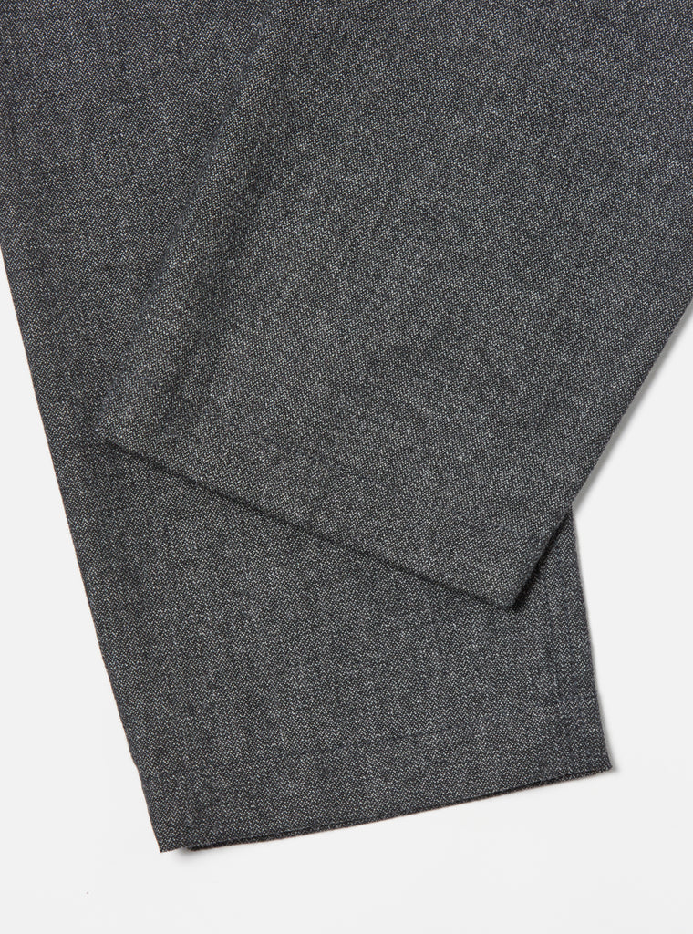 Universal Works Military Chino in Grey Upcycled Italian Tweed