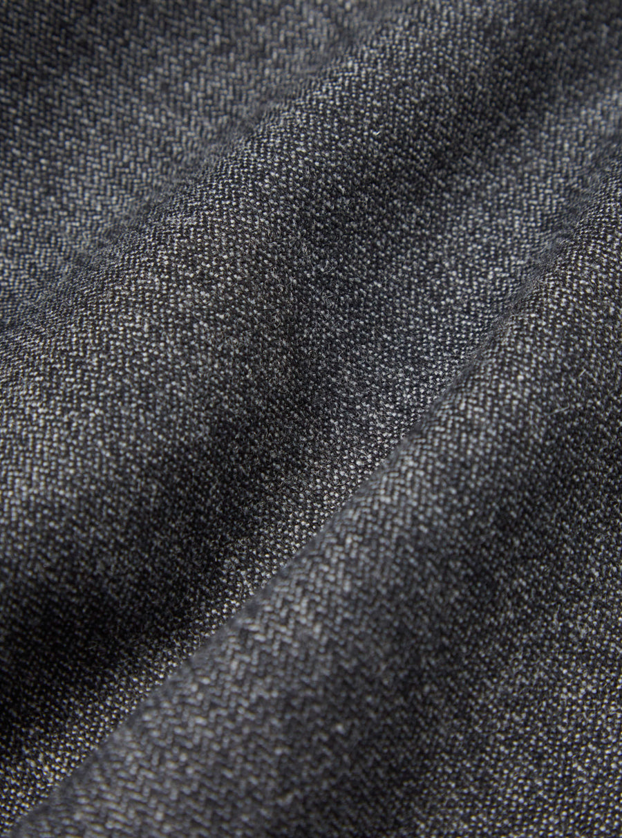 Universal Works Military Chino in Grey Upcycled Italian Tweed