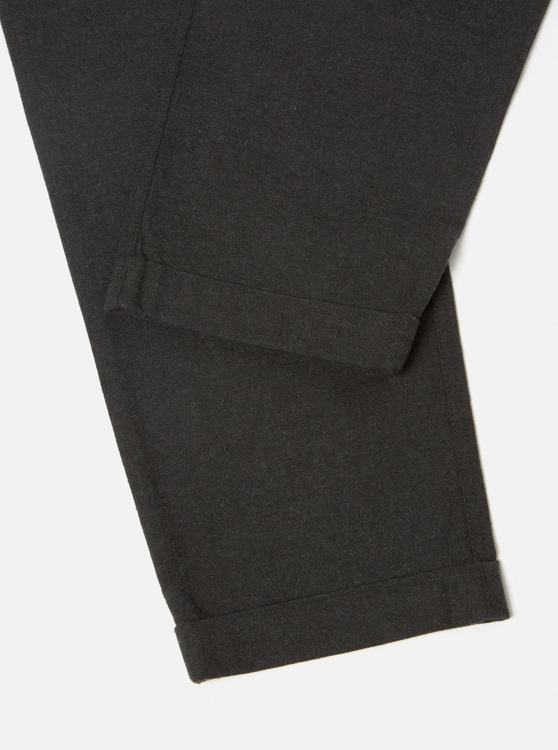 Universal Works RB Chino in Charcoal Carbon Cotton