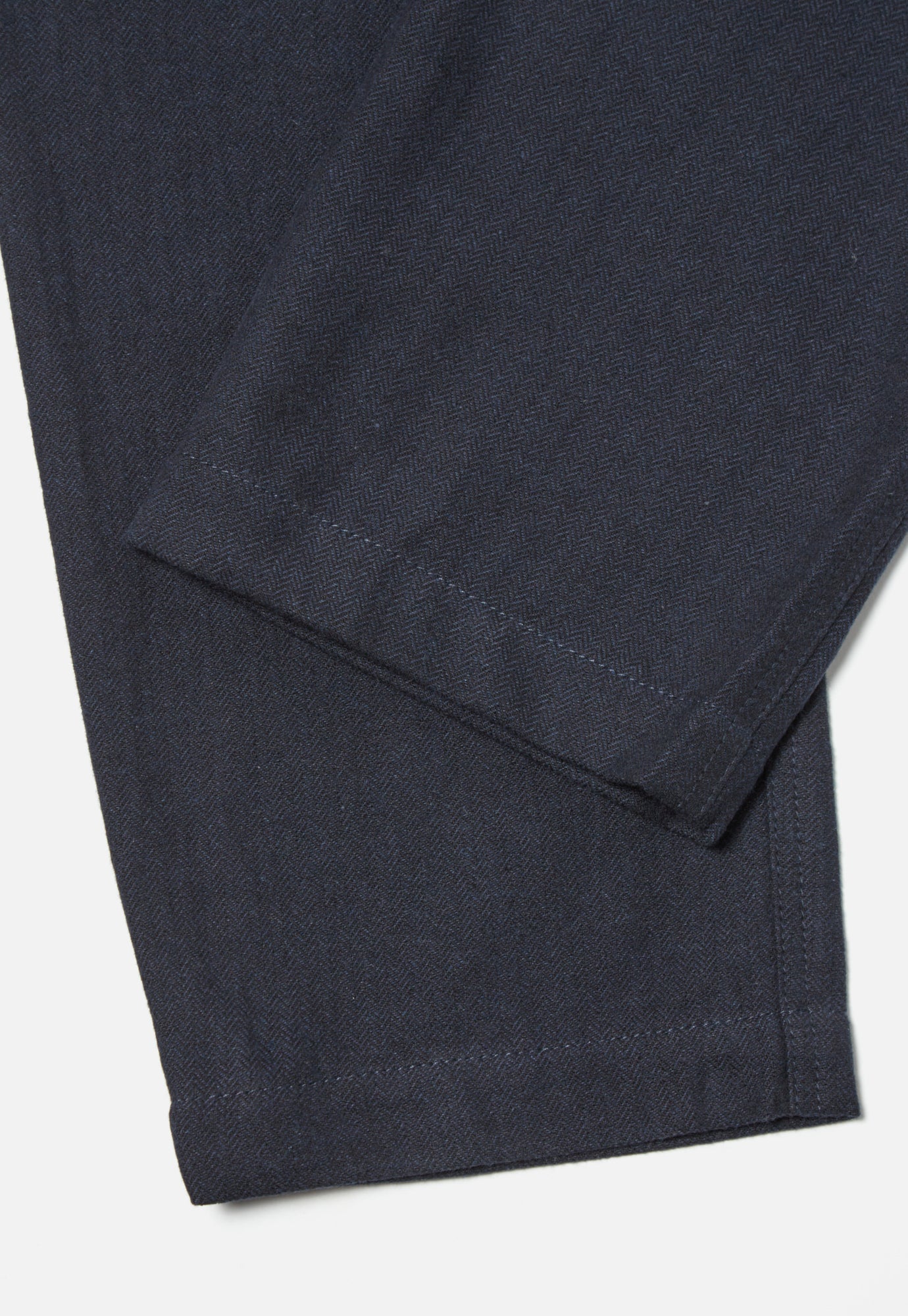 Universal Works Military Chino in Navy Veta Upcycled Cotton