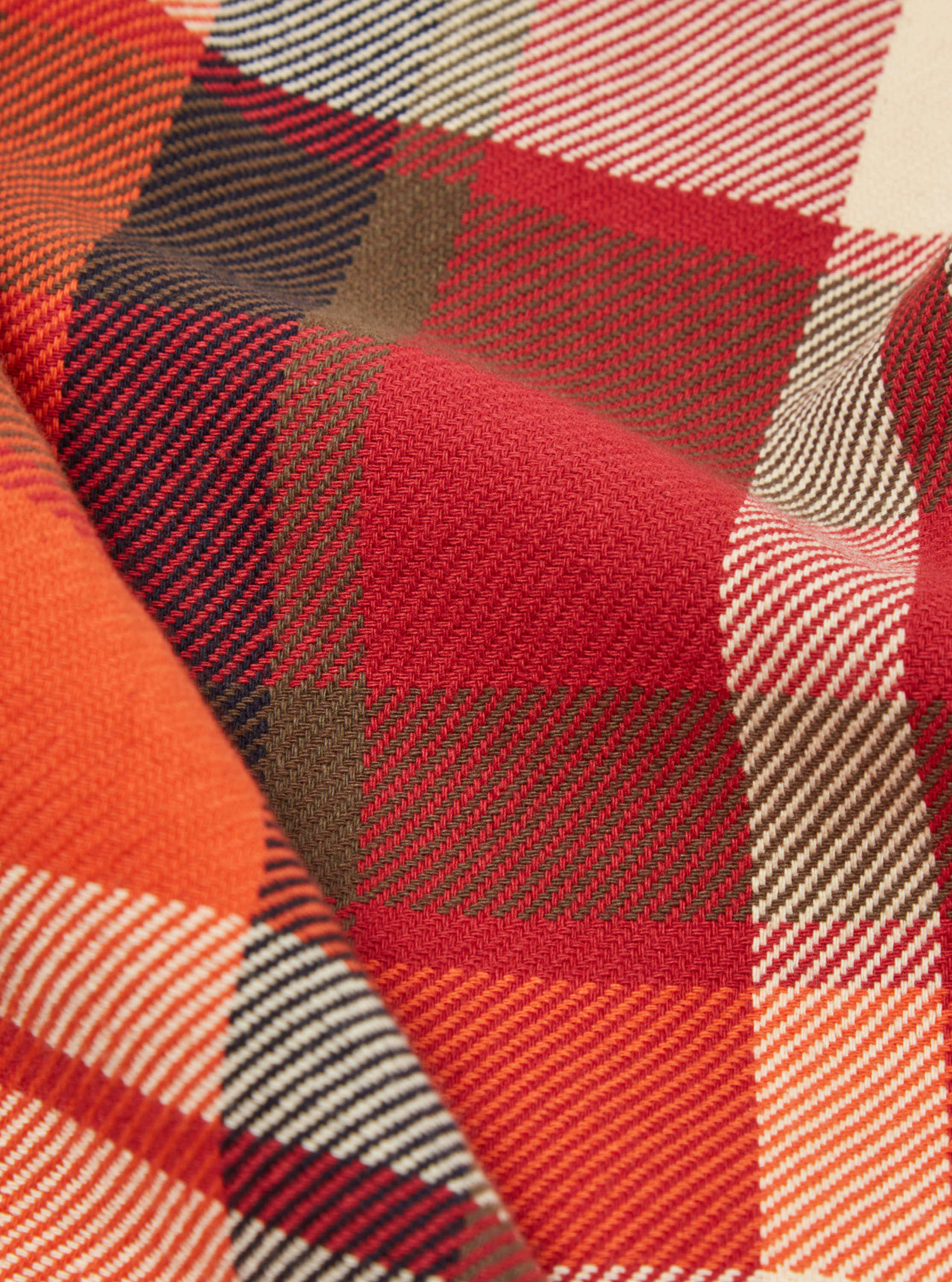 Universal Works Uniform Shirt in Red Earth Check
