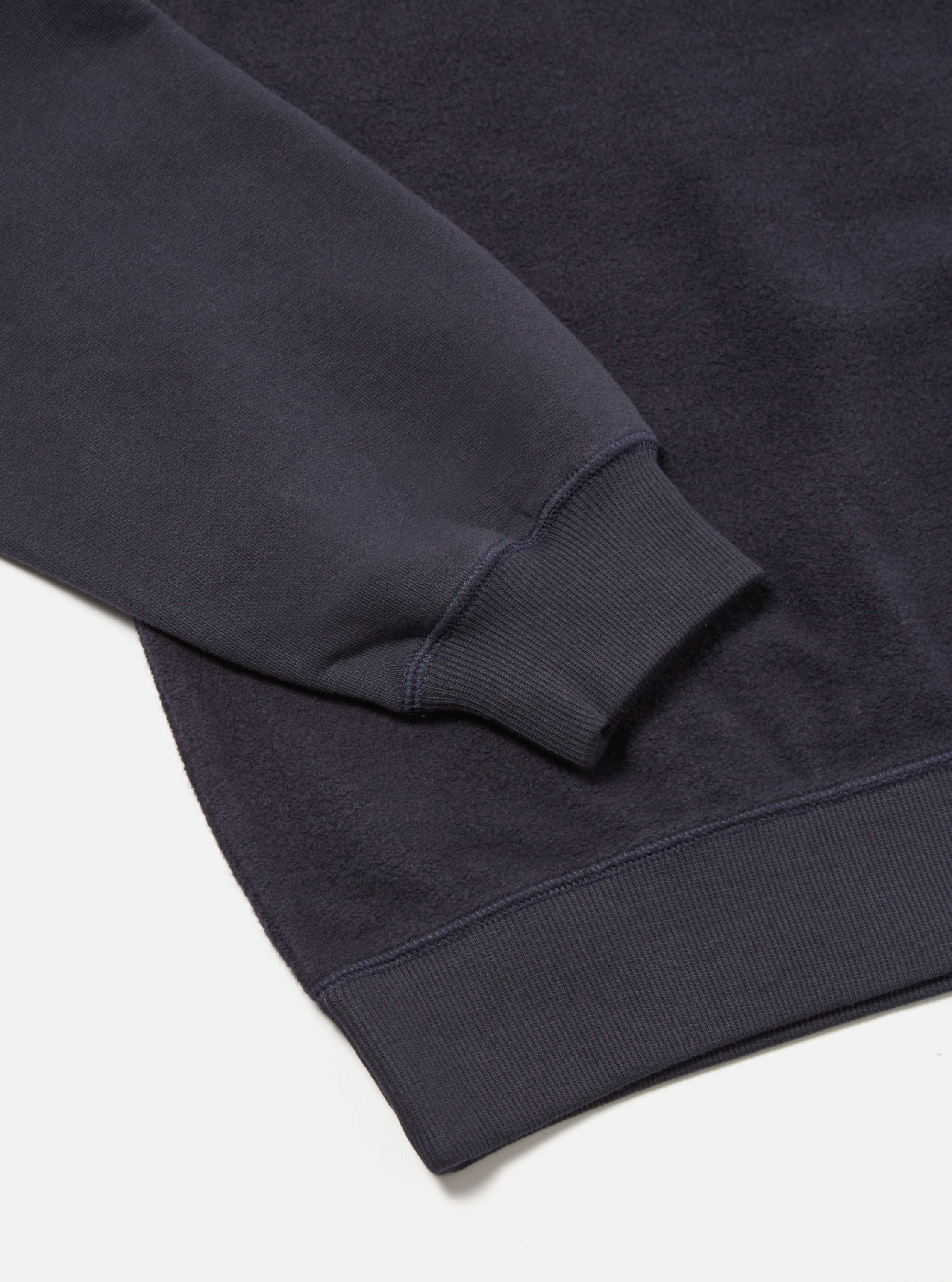 Universal Works 'Mystery Train' Print Sweatshirt in Navy Brushback