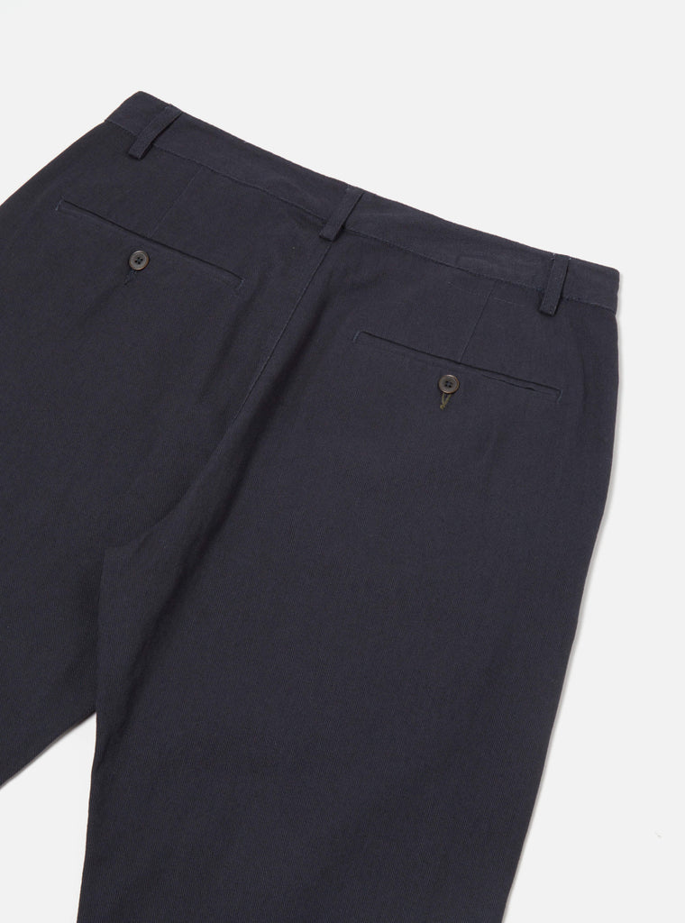 Universal Works Military Chino in Navy Winter Twill