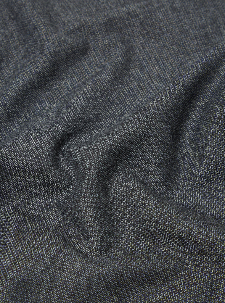 Universal Works Pleated Track Pant in Grey Upcycled Italian Tweed
