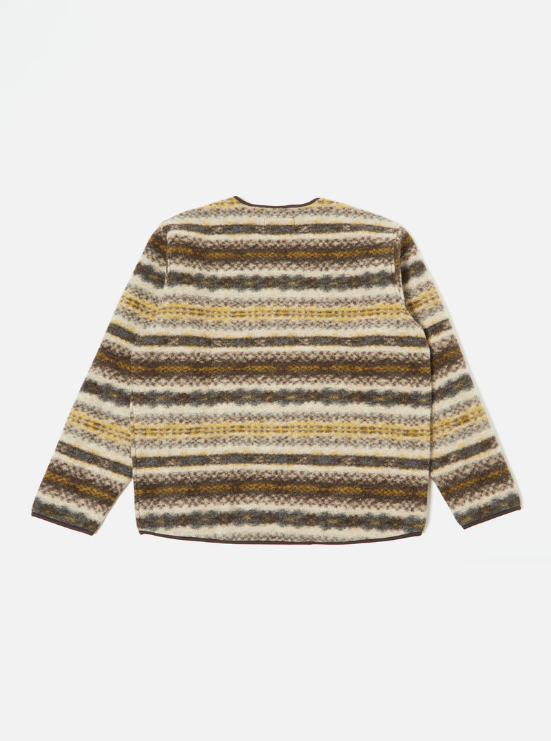 Universal Works Zip Liner Jacket in Fairisle Wool Mix