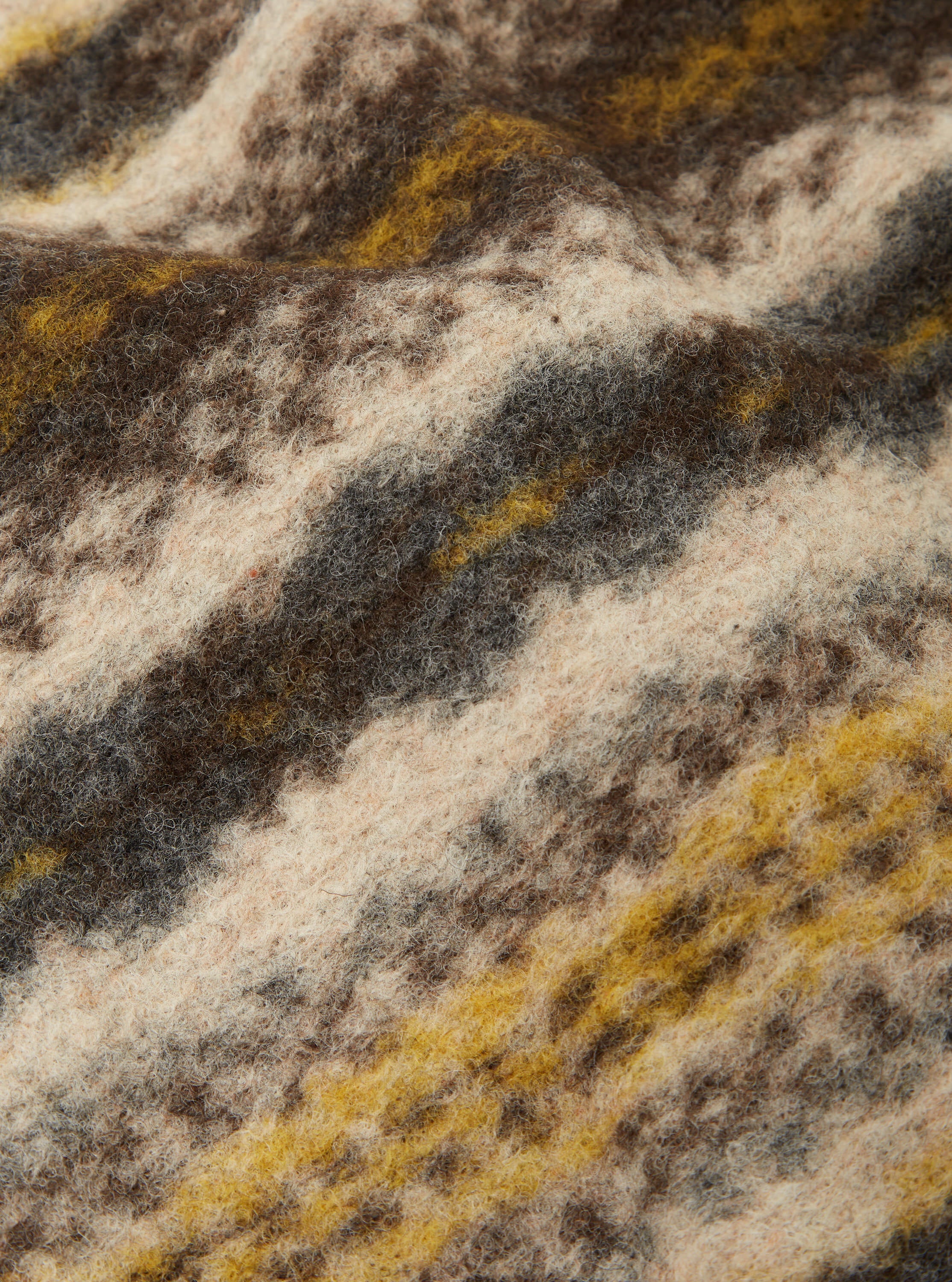Universal Works Zip Liner Jacket in Fairisle Wool Mix
