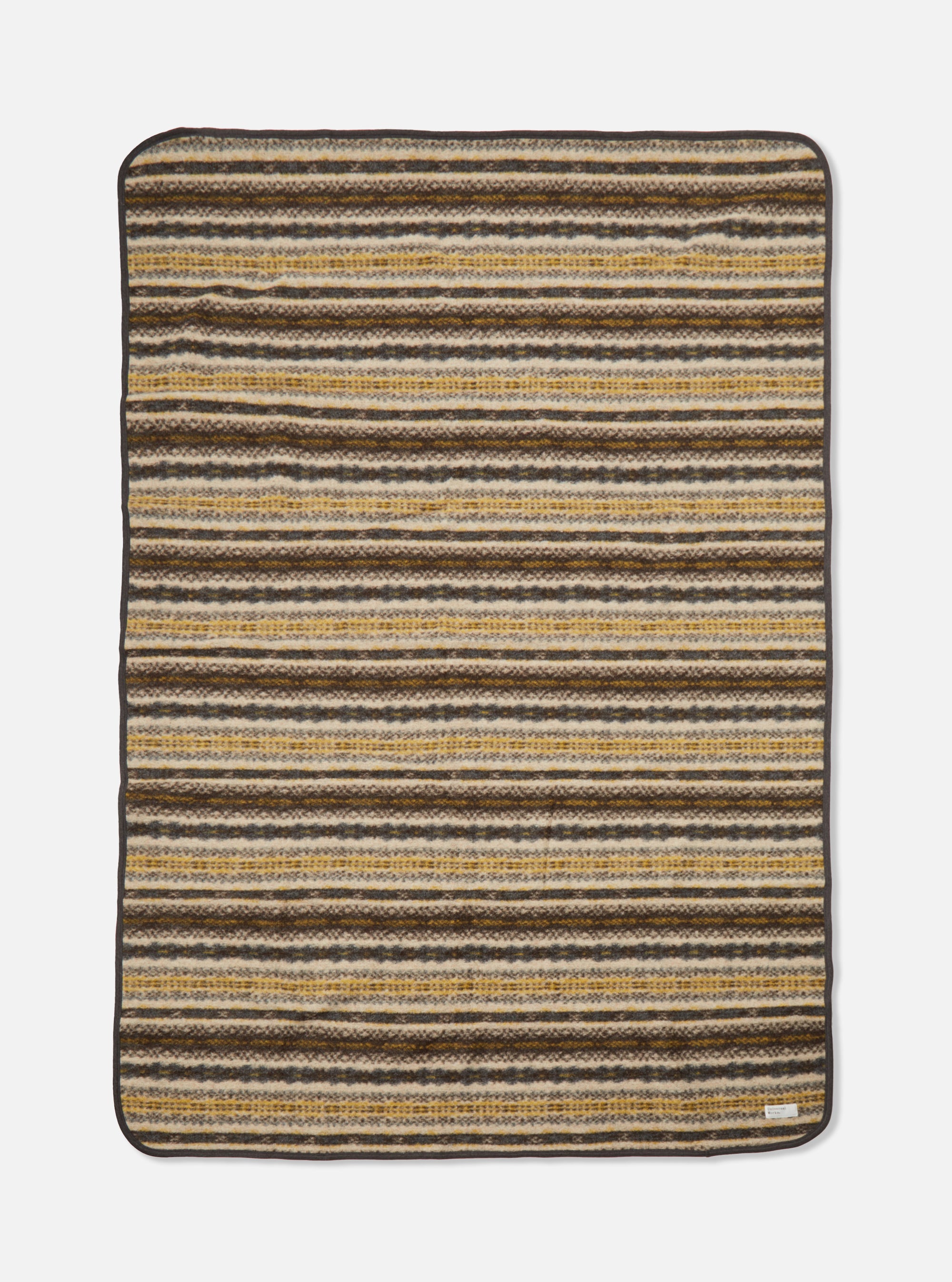 Universal Works Blanket in Fairisle Mix Wool Fleece