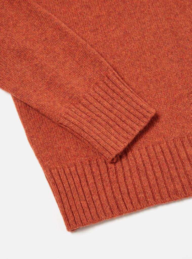 Universal Works Roll Neck in Rust Eco Wool