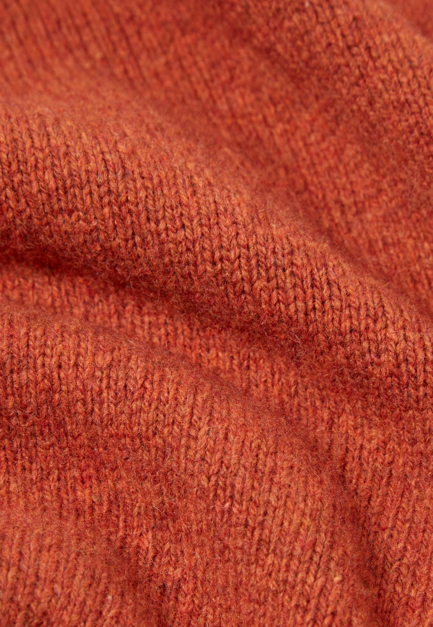 Universal Works Roll Neck in Rust Eco Wool