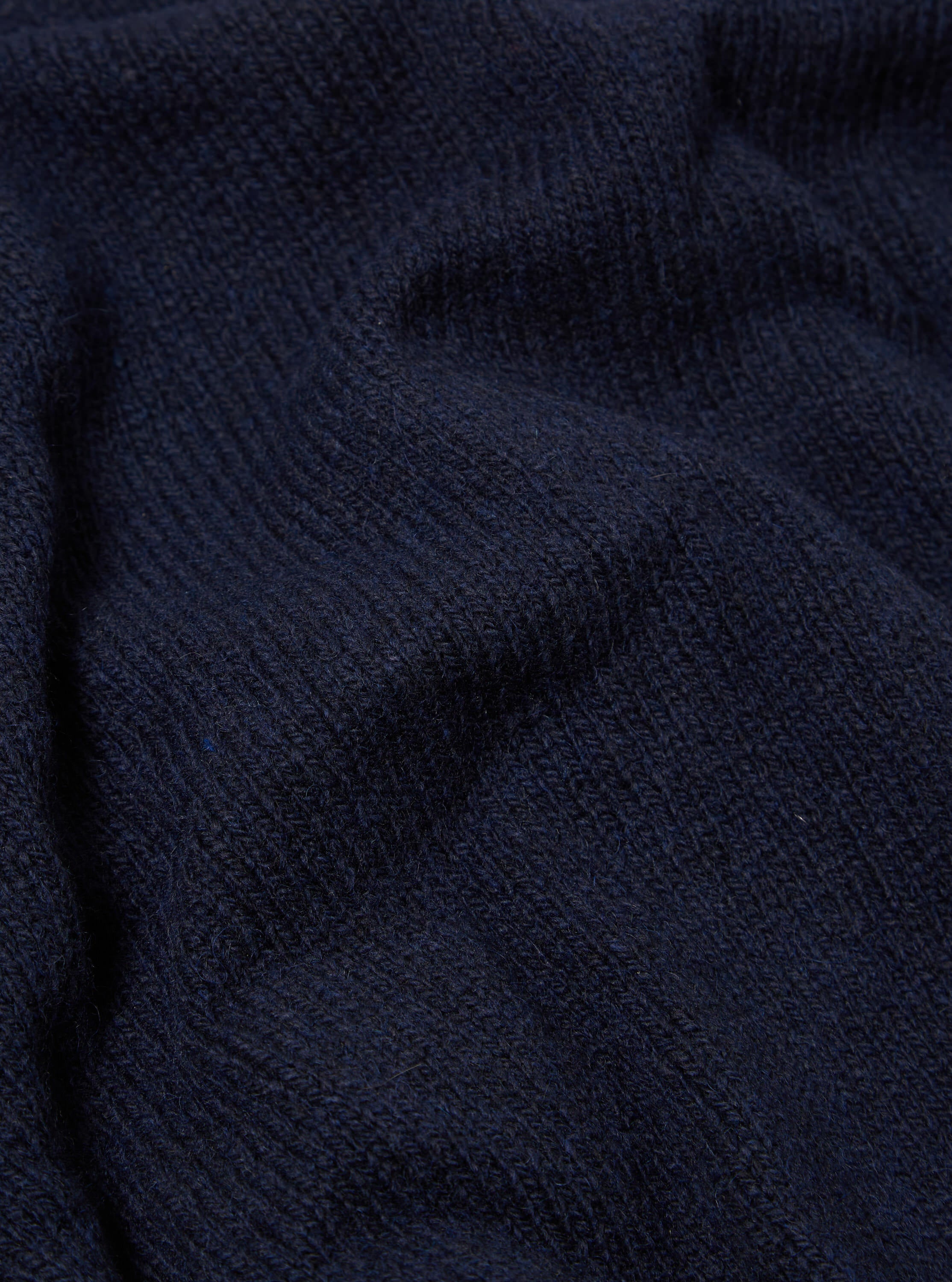Universal Works Sweater Vest in Navy Eco Wool