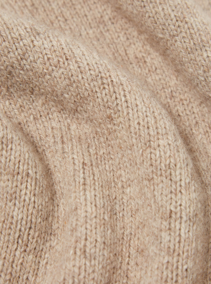 Universal Works Sweater Vest in Oatmeal Eco Wool