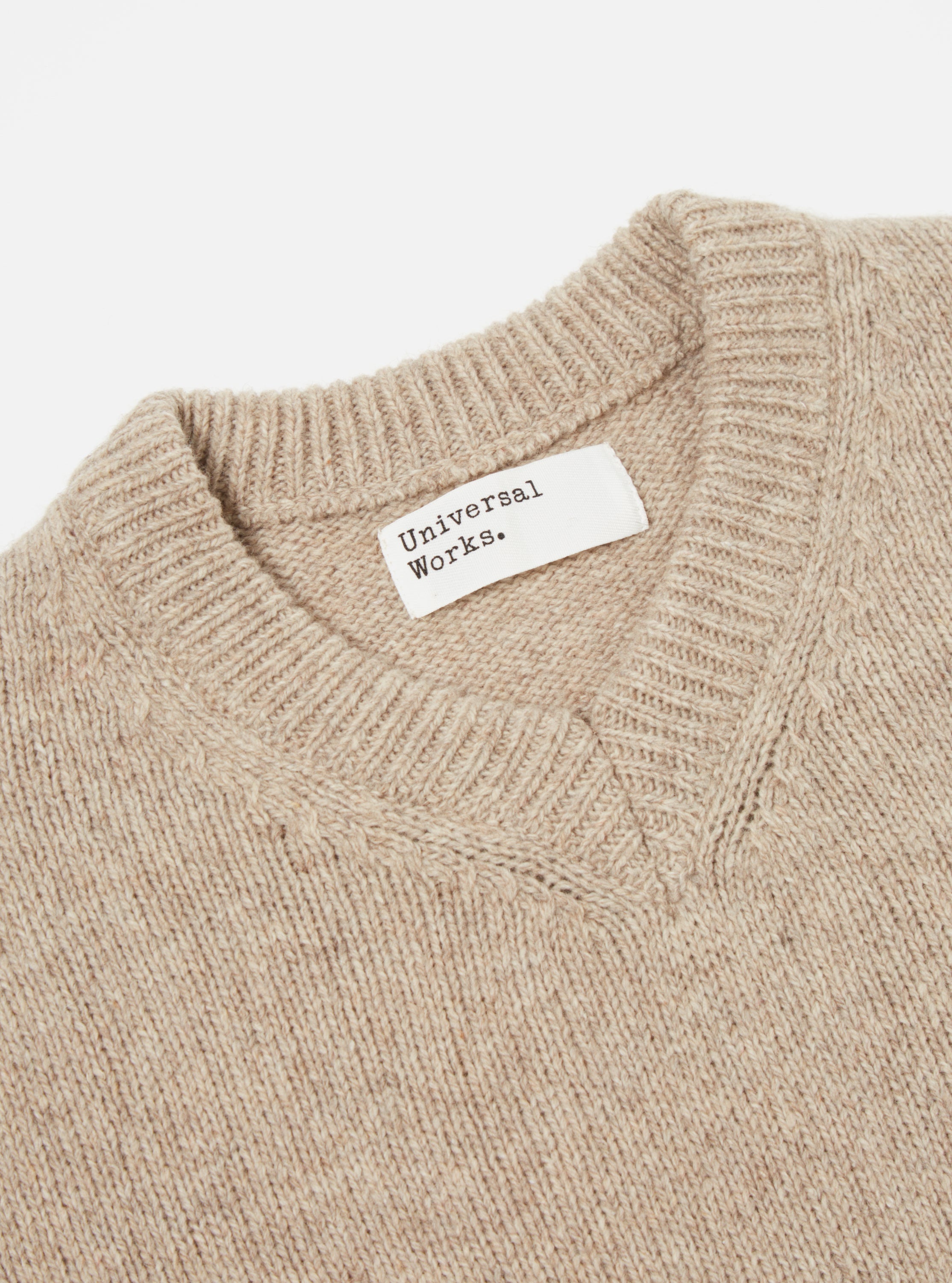 Oatmeal crew hot sale neck sweater