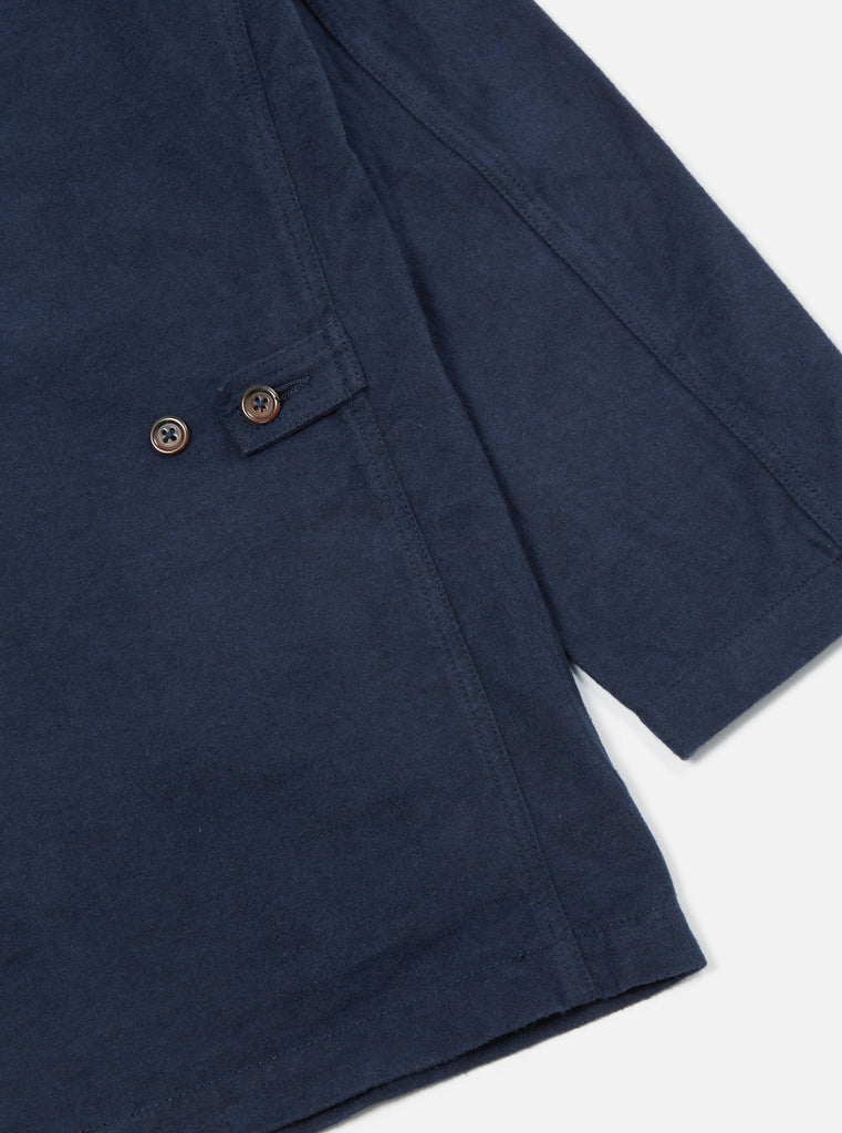 Universal Works Five Pocket Jacket in Navy Nebraska Cotton