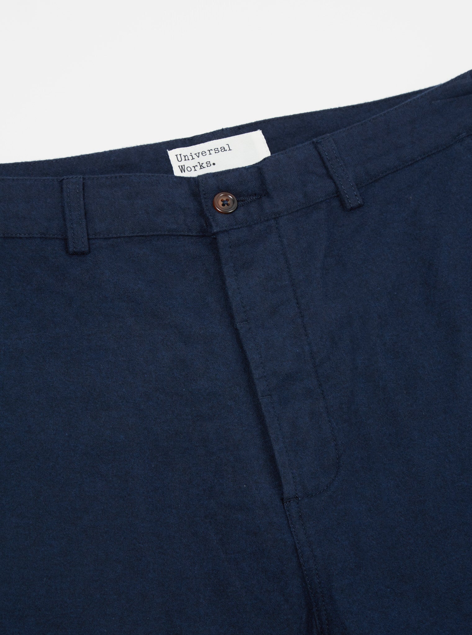 Universal Works Military Chino in Navy Nebraska Cotton