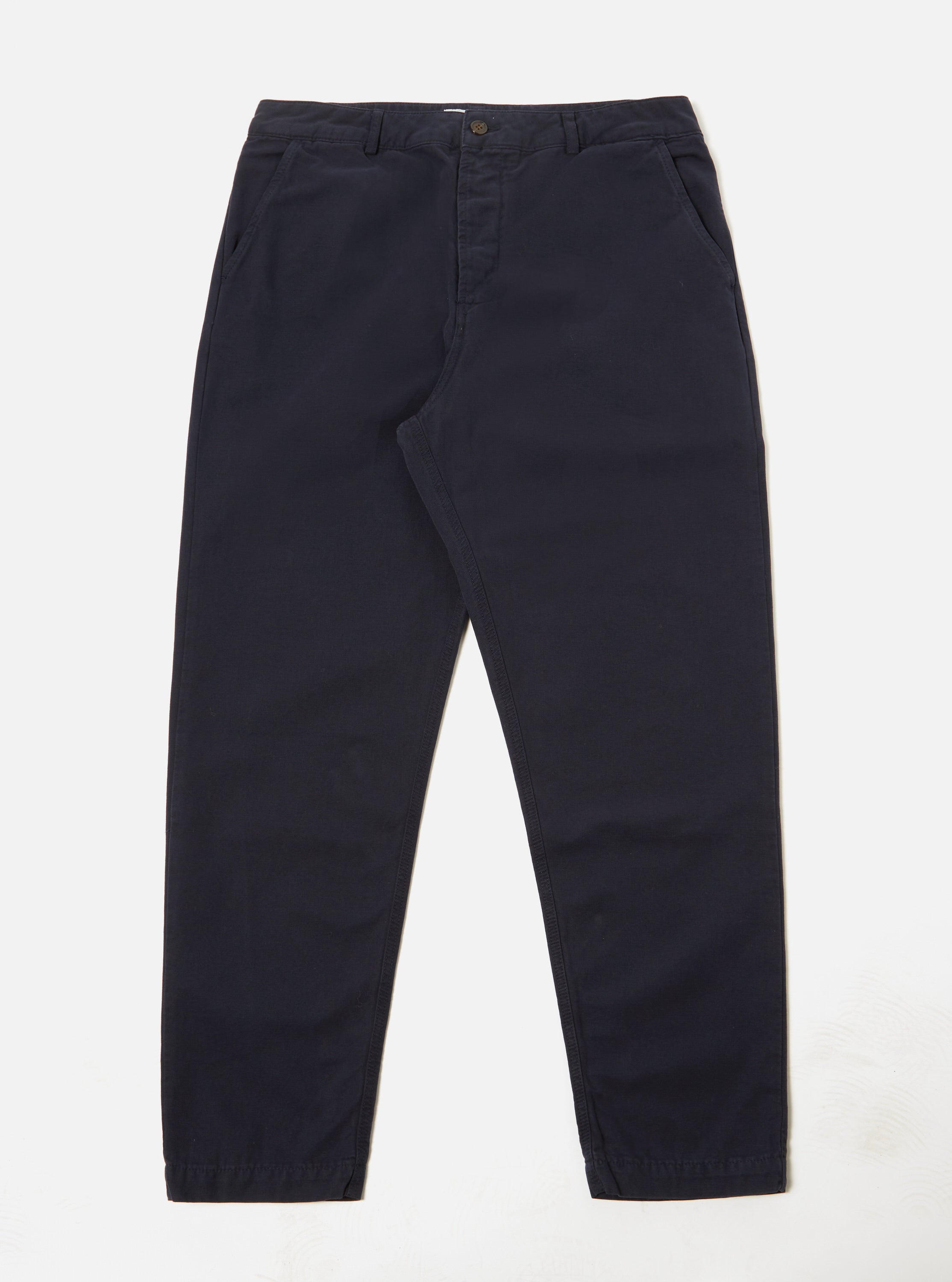 Universal Works Military Chino in Navy Canvas
