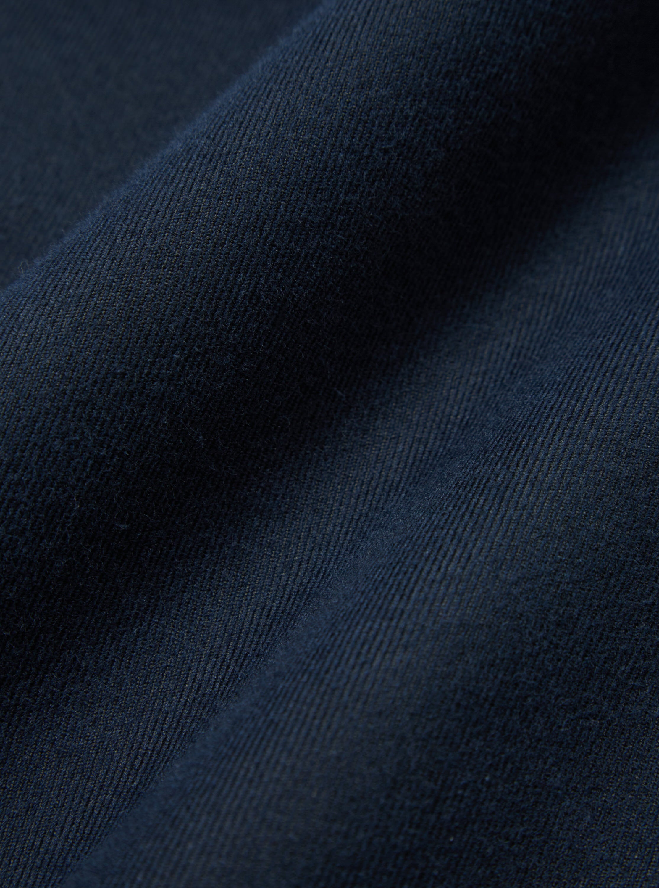 Universal Works Pleated Track Pant in Navy Cotton/Wool Twill