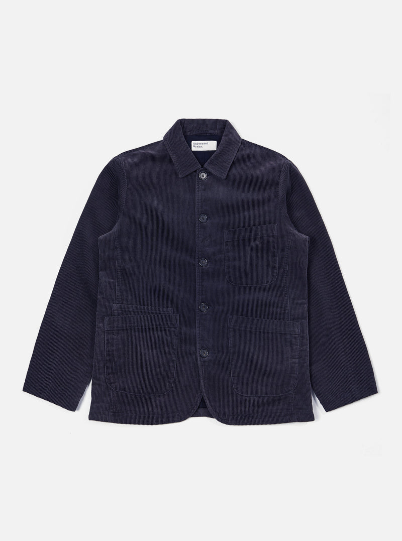 Universal Works Bakers Jacket in Navy Cord