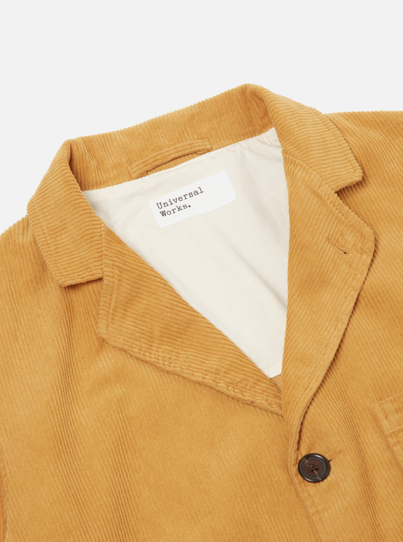 Universal Works Three Button Jacket in Corn Cord