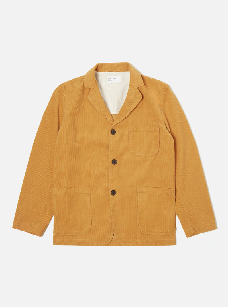 Universal Works Three Button Jacket in Corn Cord