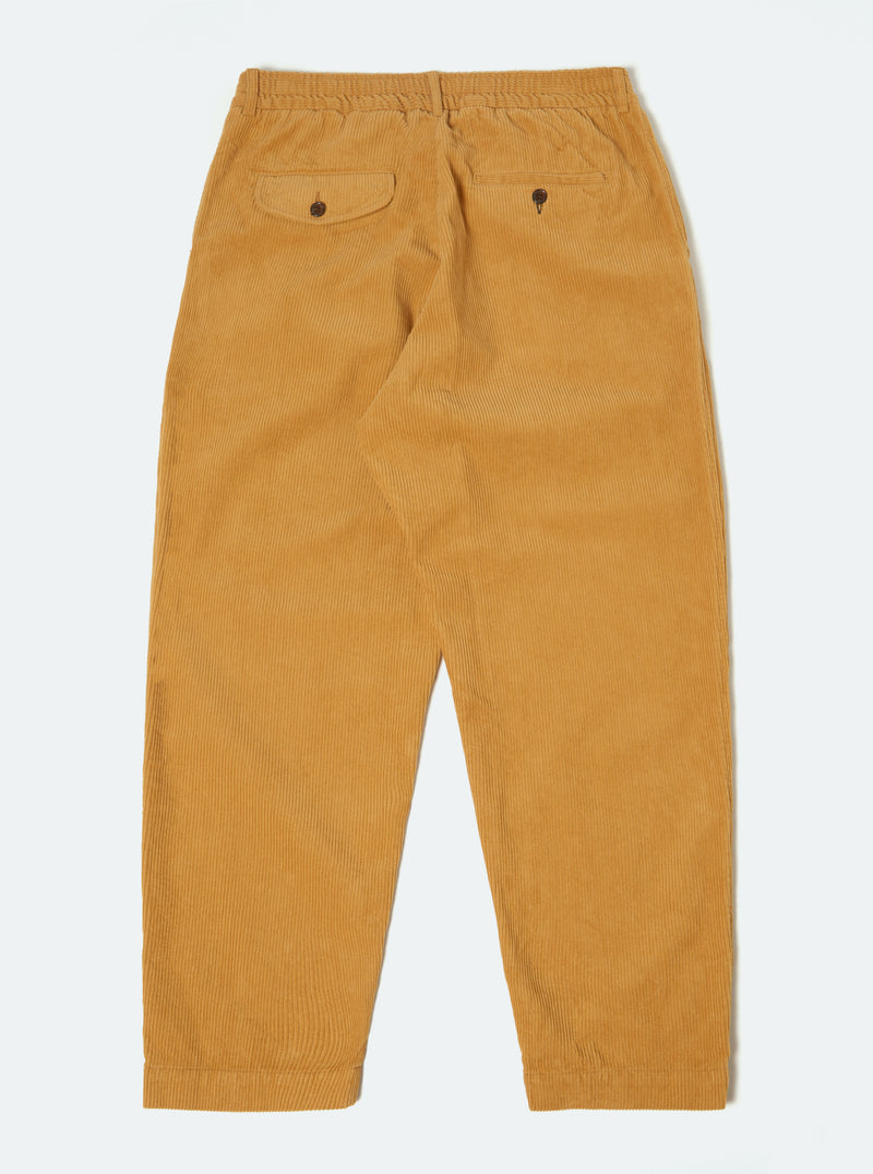 Universal Works Pleated Track Pant in Corn Cord