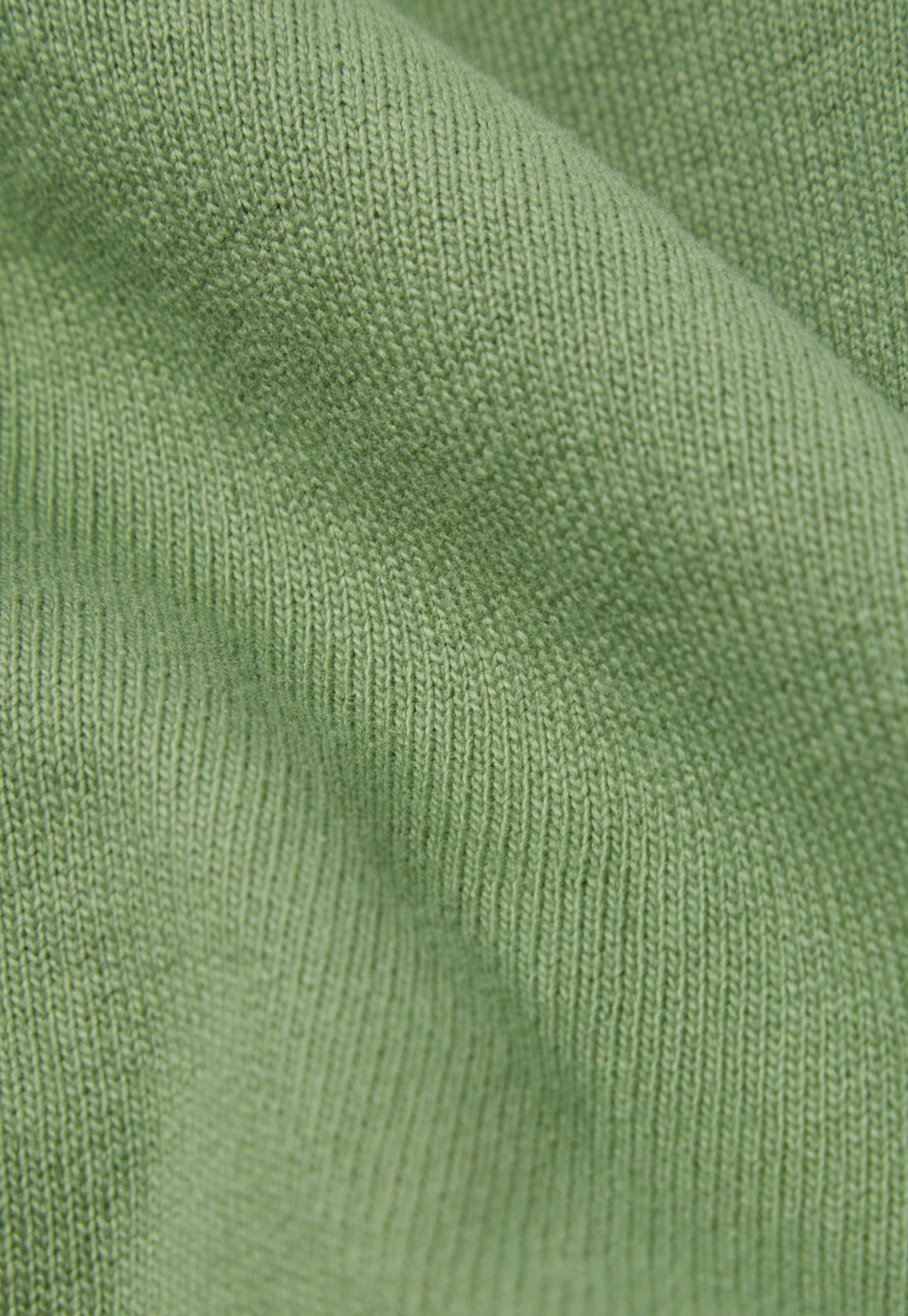 Universal Works Classic Crew Sweatshirt in Green Dry Handle Brushback