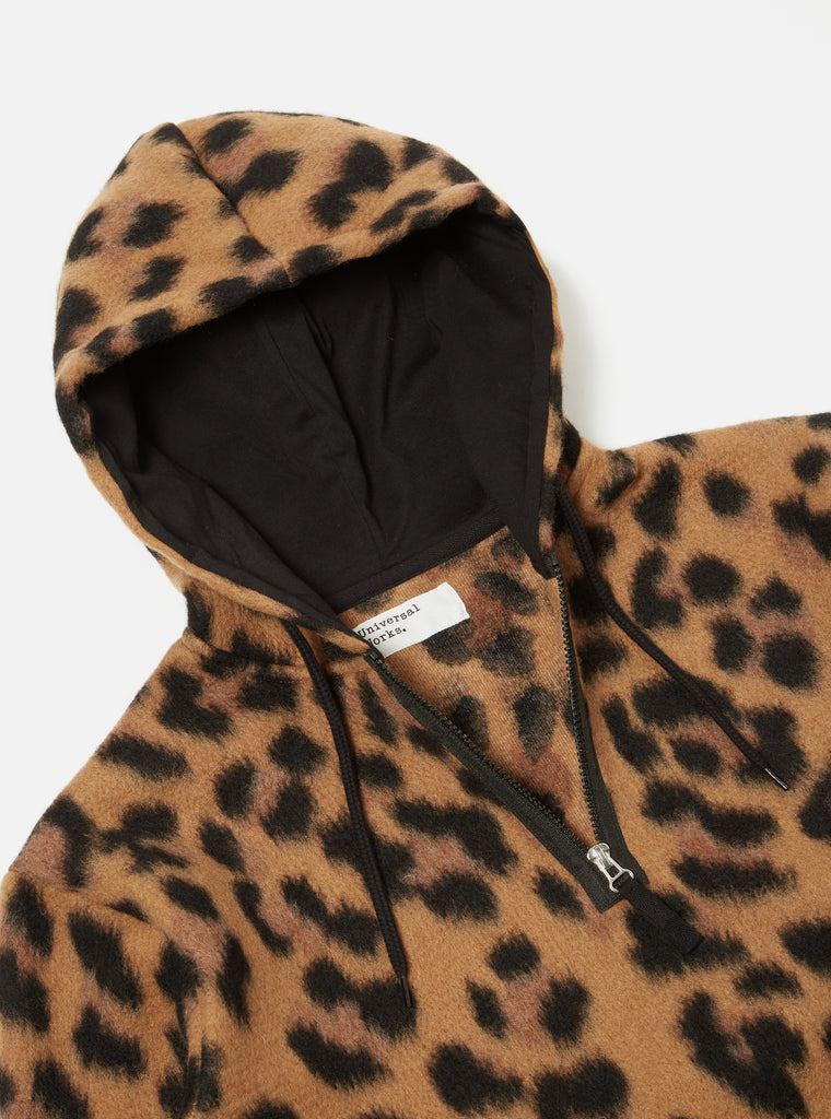 Universal Works Beach Hoodie in Cumin Montenero Fleece