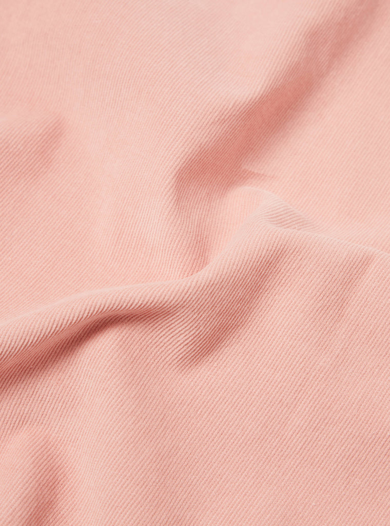 Universal Works Pullover L/S Shirt in Pink Super Fine Cord