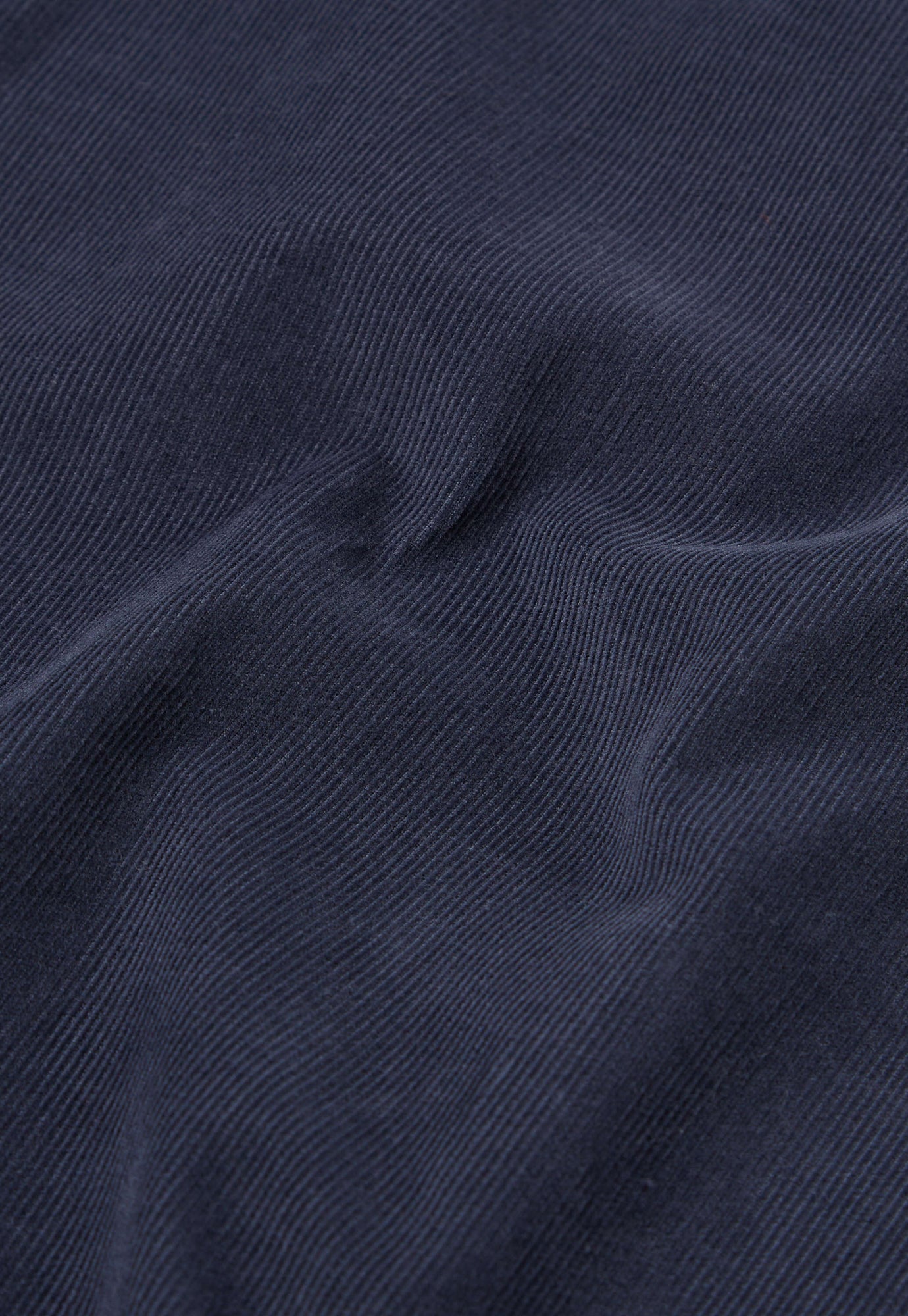 Universal Works Pullover L/S Shirt in Navy Super Fine Cord