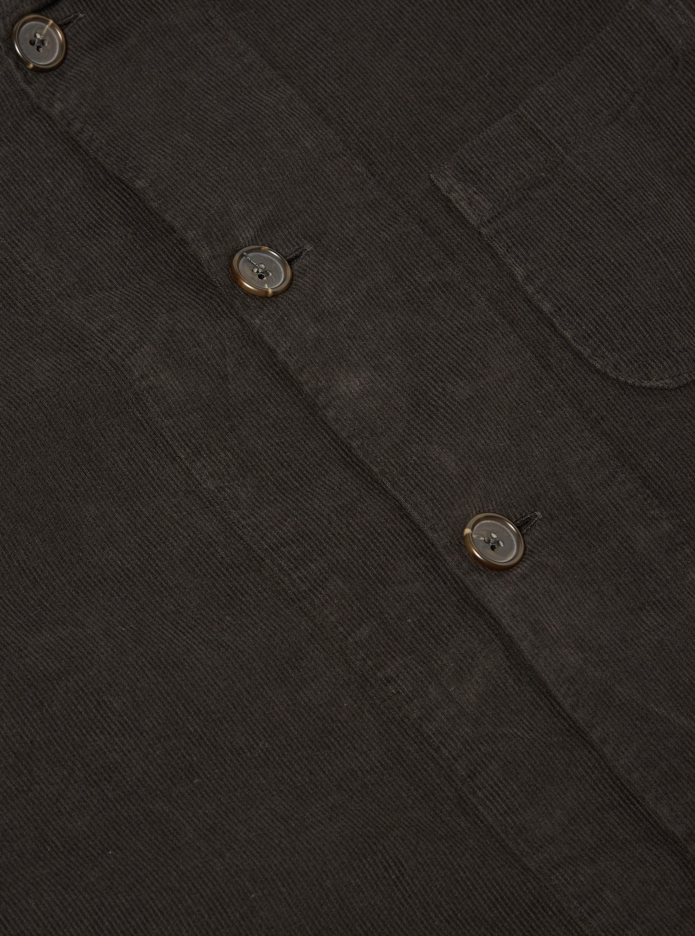 Universal Works Bakers Overshirt in Licorice Fine Cord
