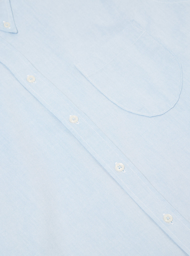 Universal Works Daybrook Shirt in Sky Organic Oxford