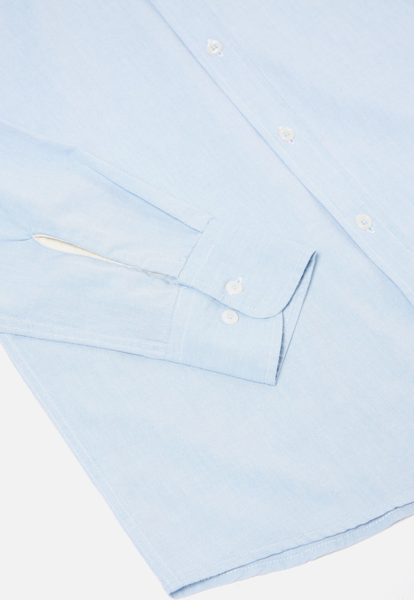 Universal Works Daybrook Shirt in Sky Organic Oxford