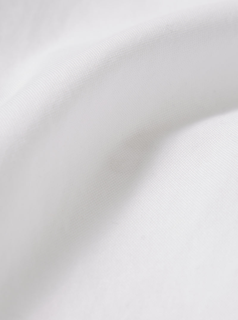 Universal Works Daybrook Shirt in White Organic Oxford