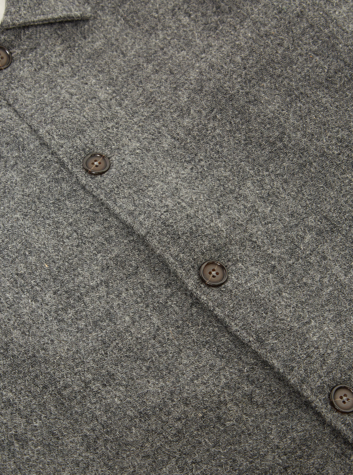 Universal Works Easy Jacket in Grey Harris Tweed