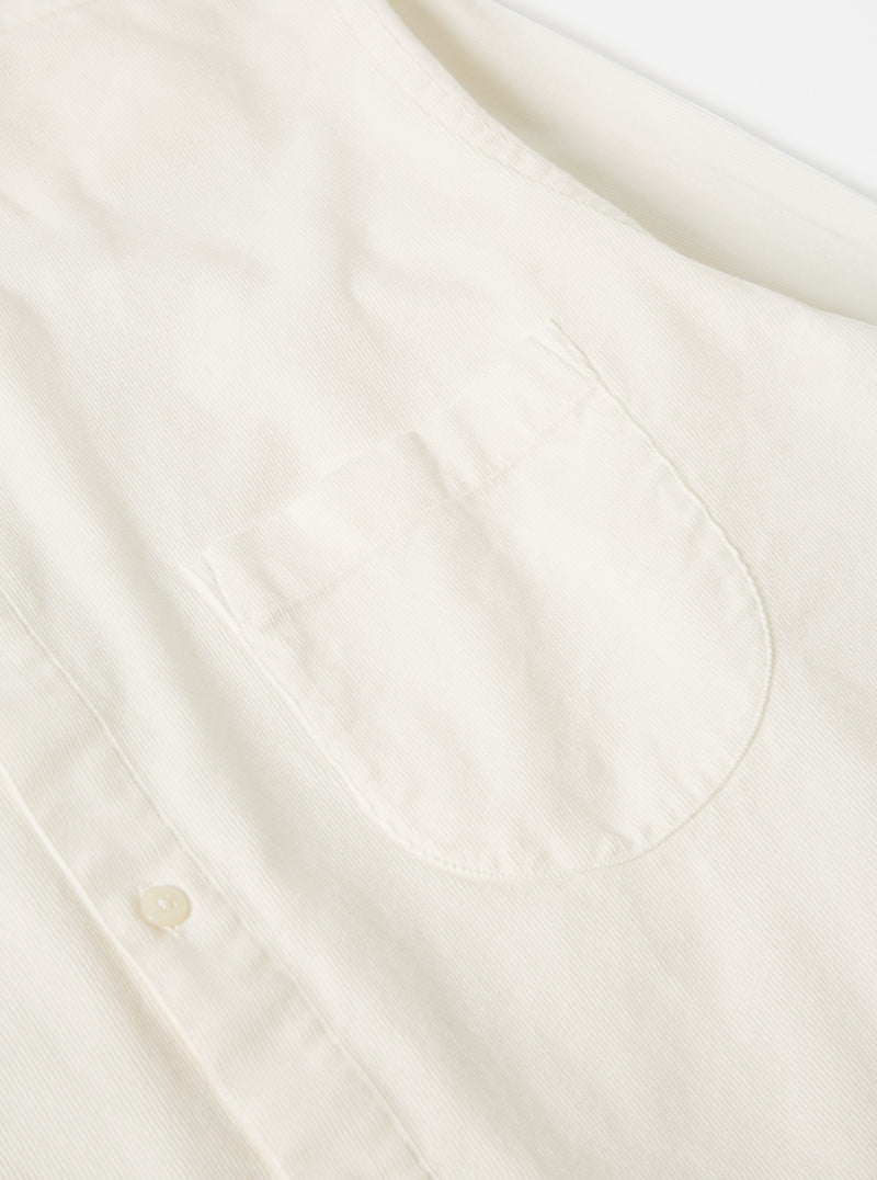 Universal Works Daybrook Shirt in Ecru Super Fine Cord