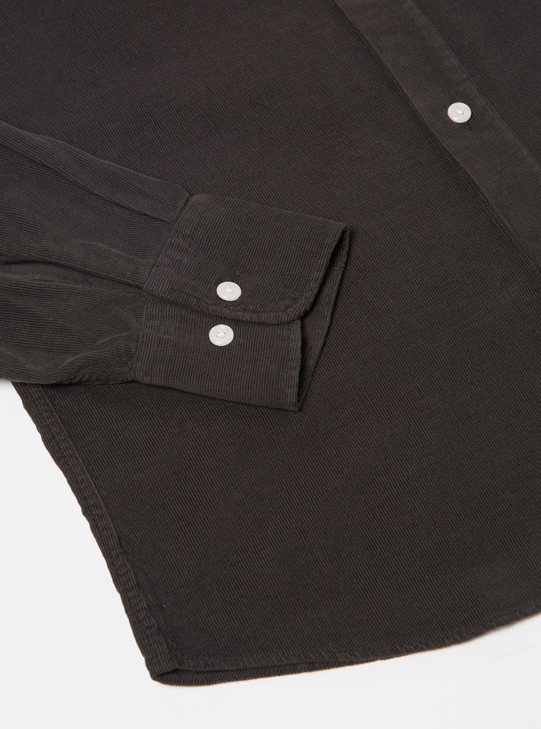 Universal Works Daybrook Shirt in Licorice Super Fine Cord
