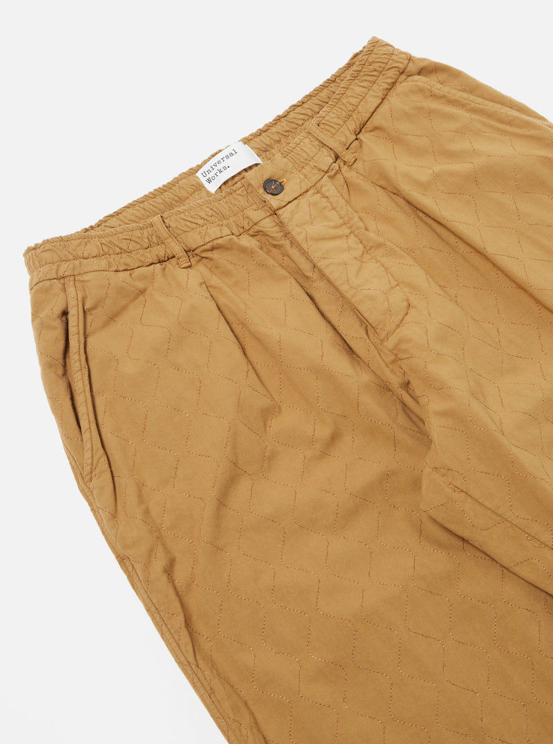Universal Works Quilted Oxford Pant in Cumin Cotton