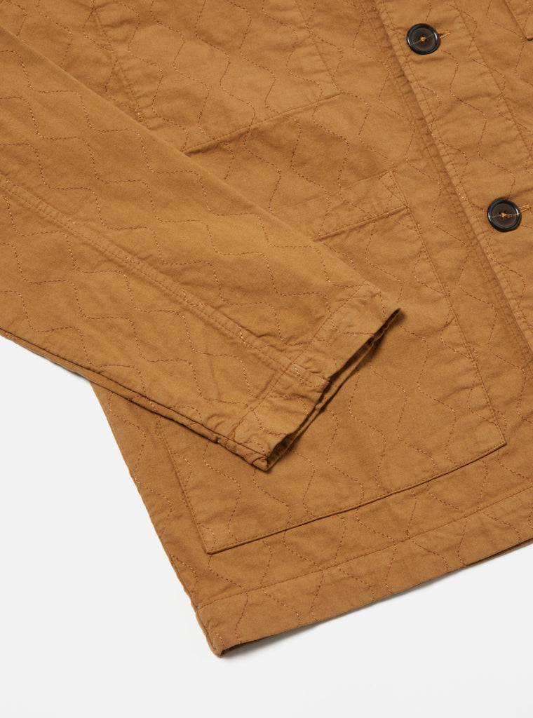 Universal Works Quilted Coverall Jacket in Cumin Cotton
