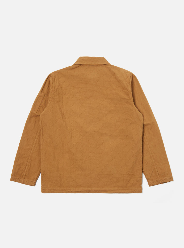 Universal Works Quilted Coverall Jacket in Cumin Cotton