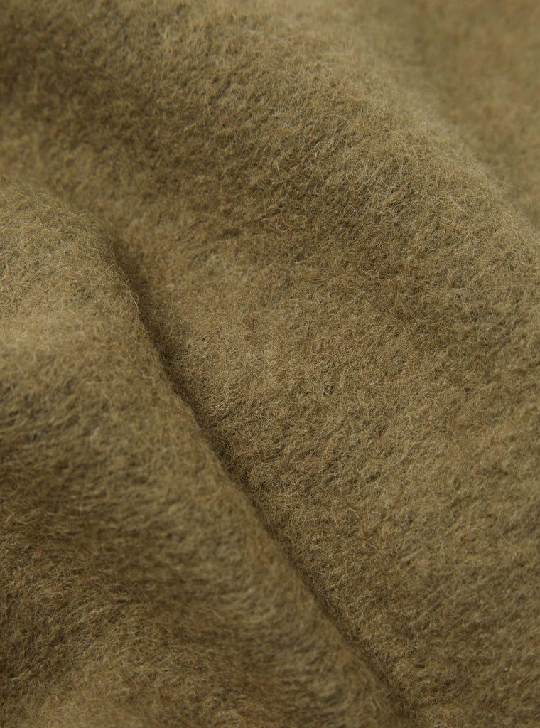 Universal Works Cardigan in Lovat Wool Fleece