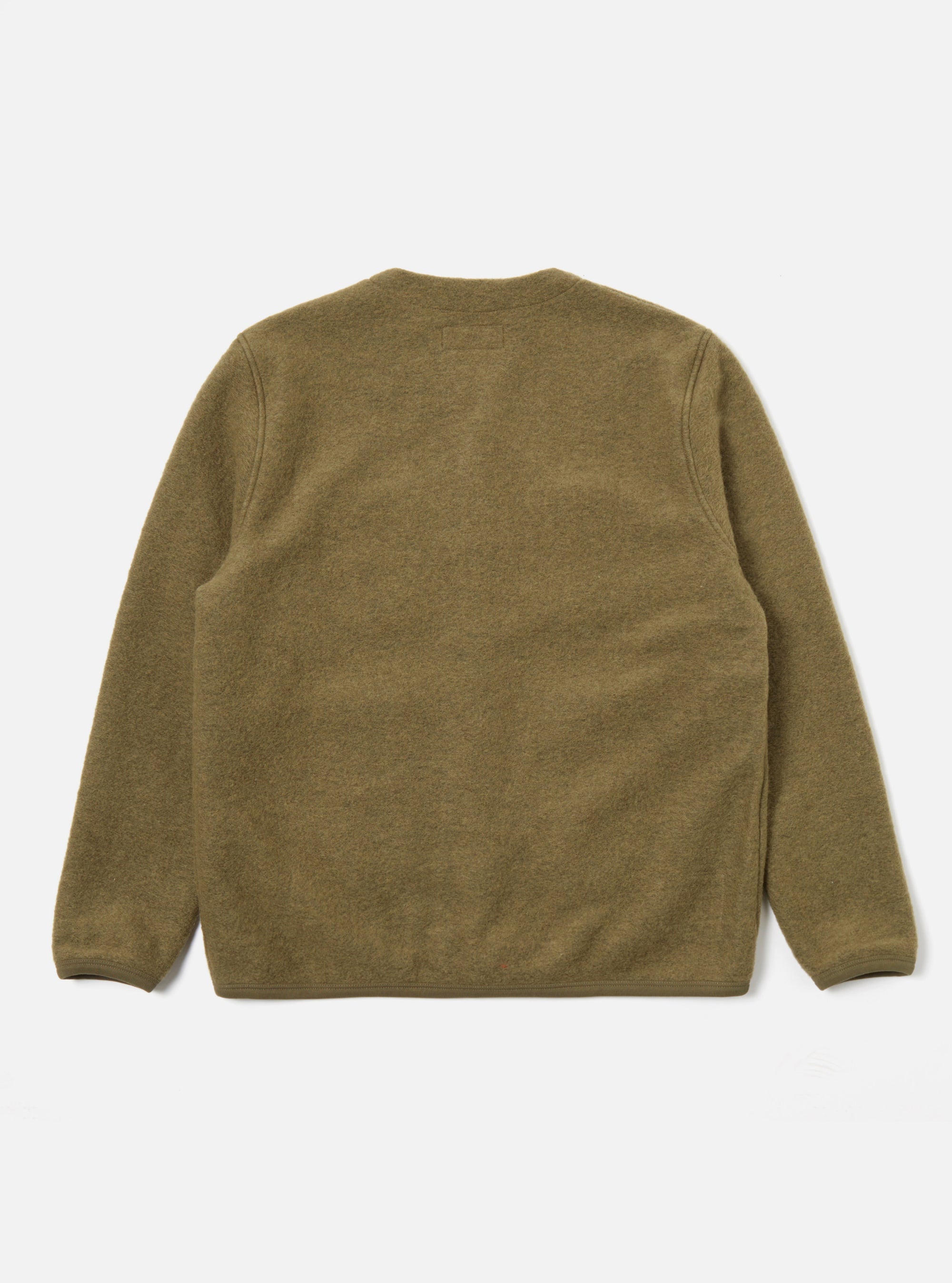 Universal Works Cardigan in Lovat Wool Fleece