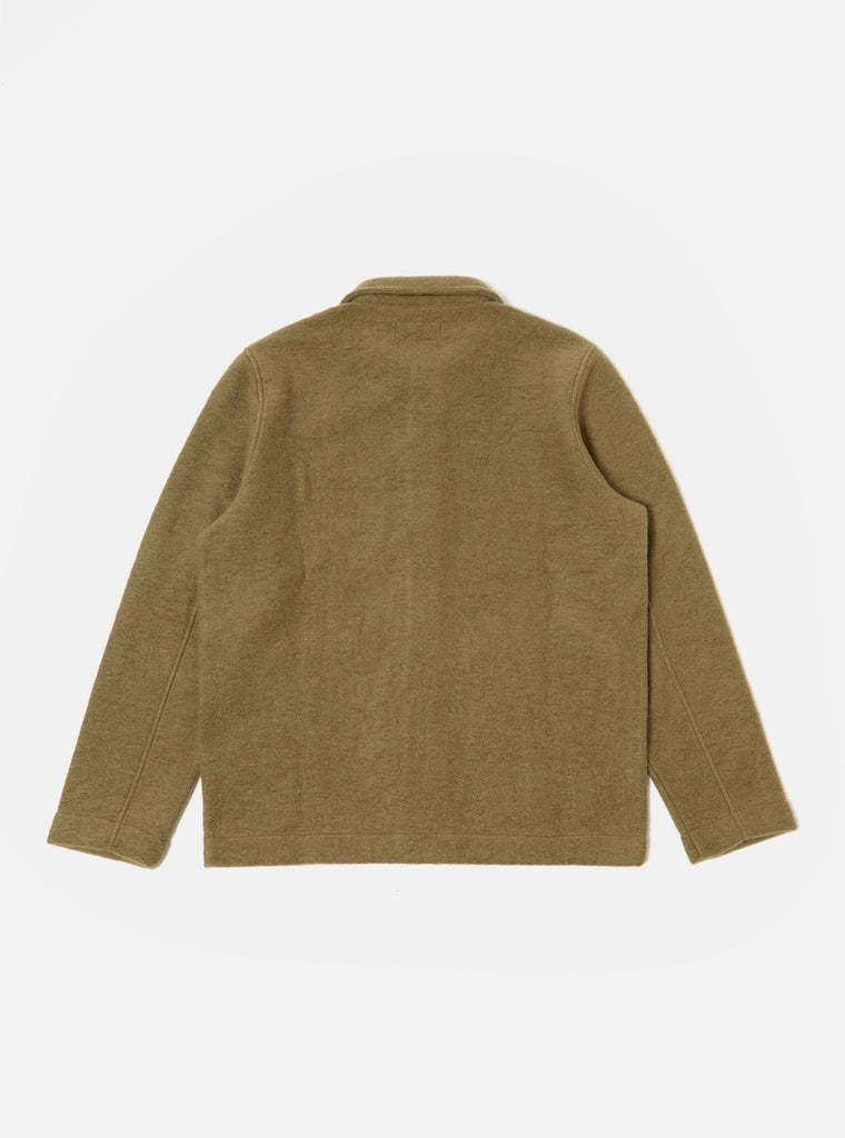 Universal Works Field Jacket in Lovat Wool Fleece