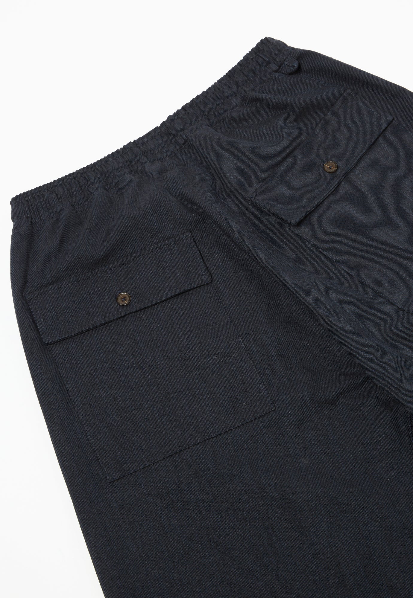 Universal Works Braga Pant in Navy Kyo Cotton