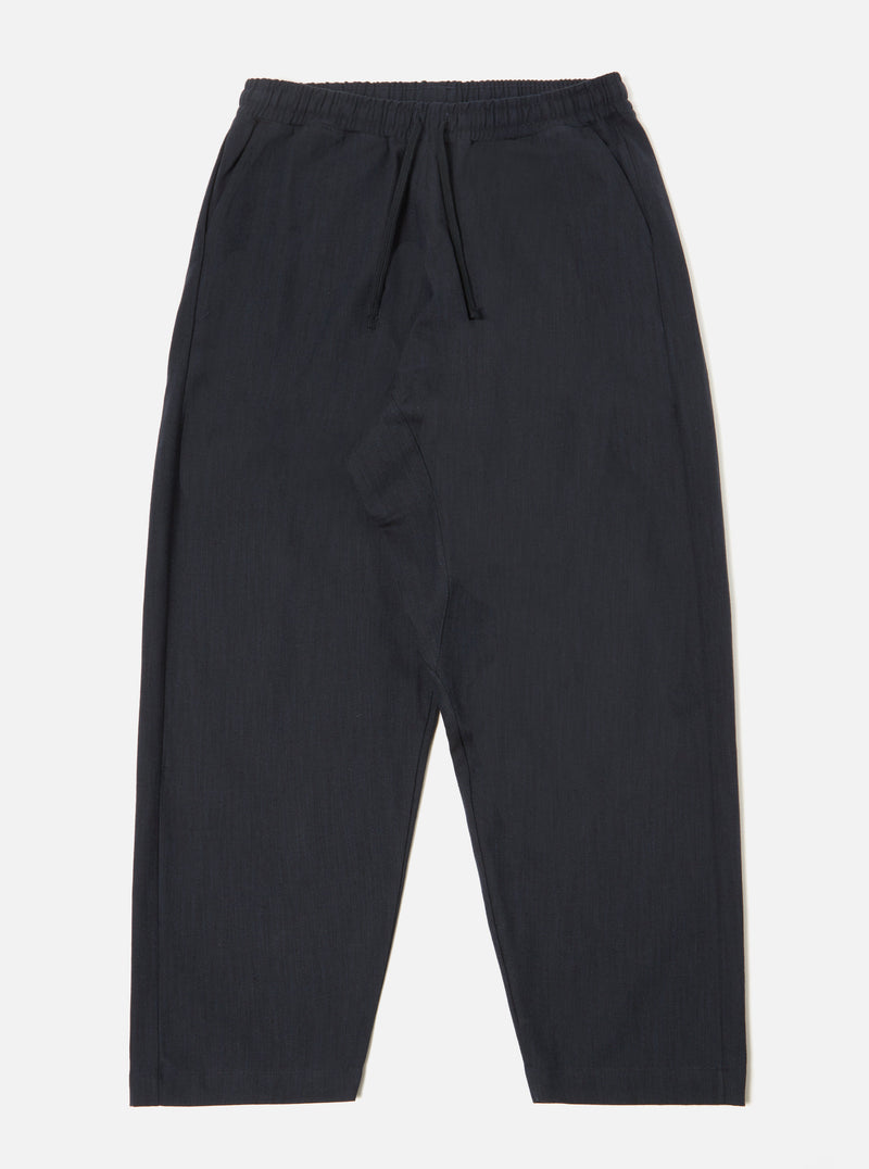 Universal Works Braga Pant in Navy Kyo Cotton