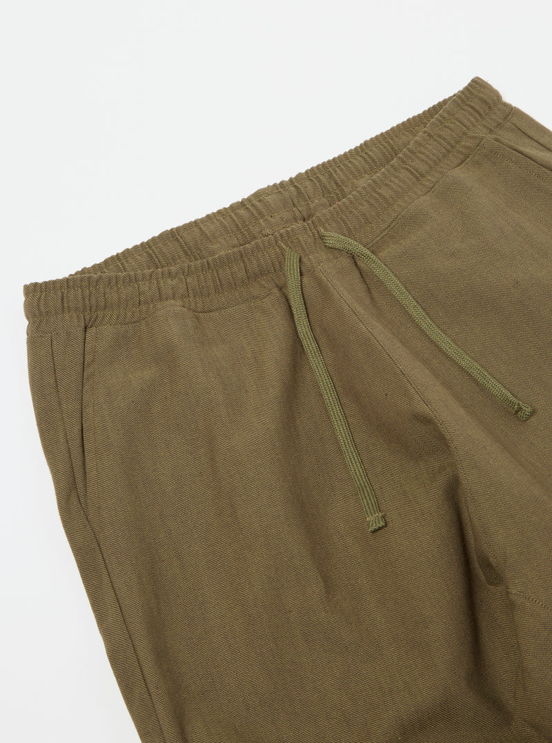 Universal Works Braga Pant in Olive Kyo Cotton