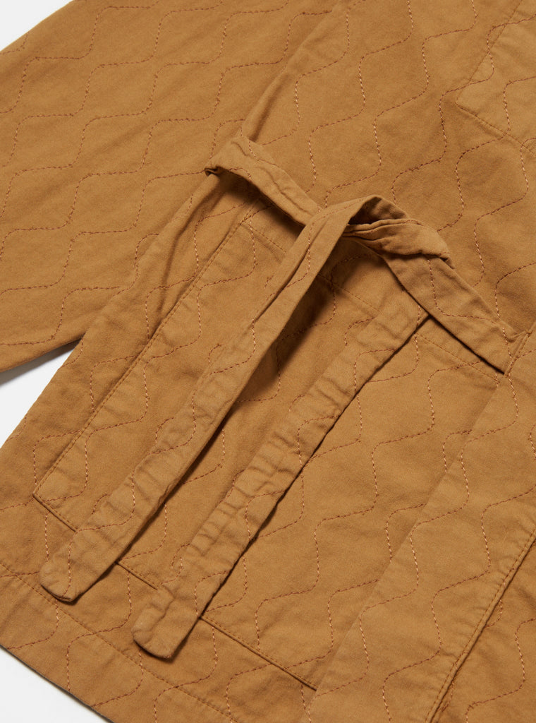 Universal Works Quilted Kyoto Work Jacket in Cumin Cotton