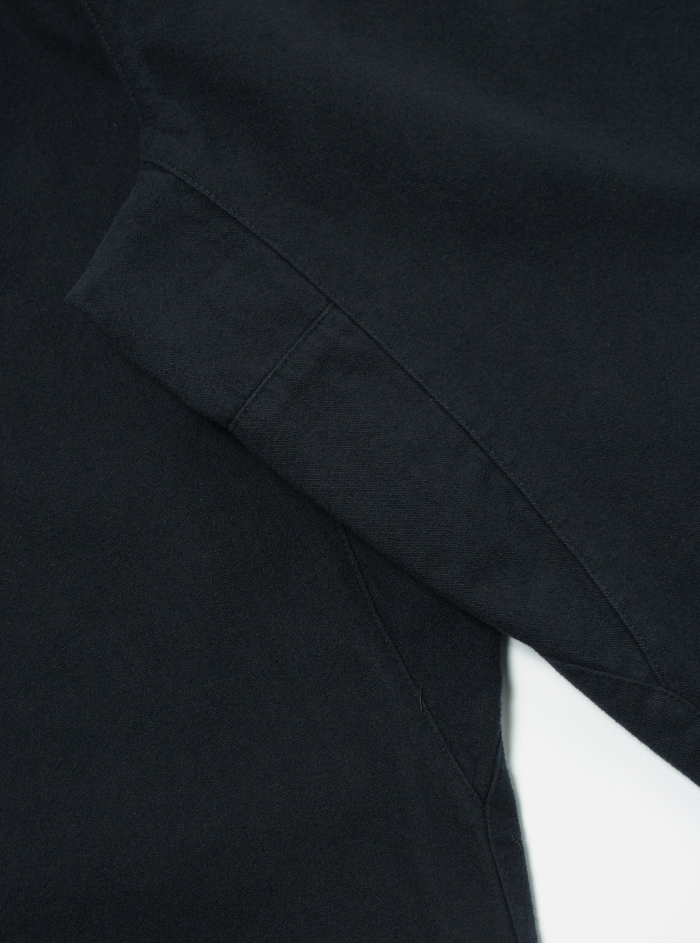 Universal Works Braga Pant in Black Nebraska Cotton