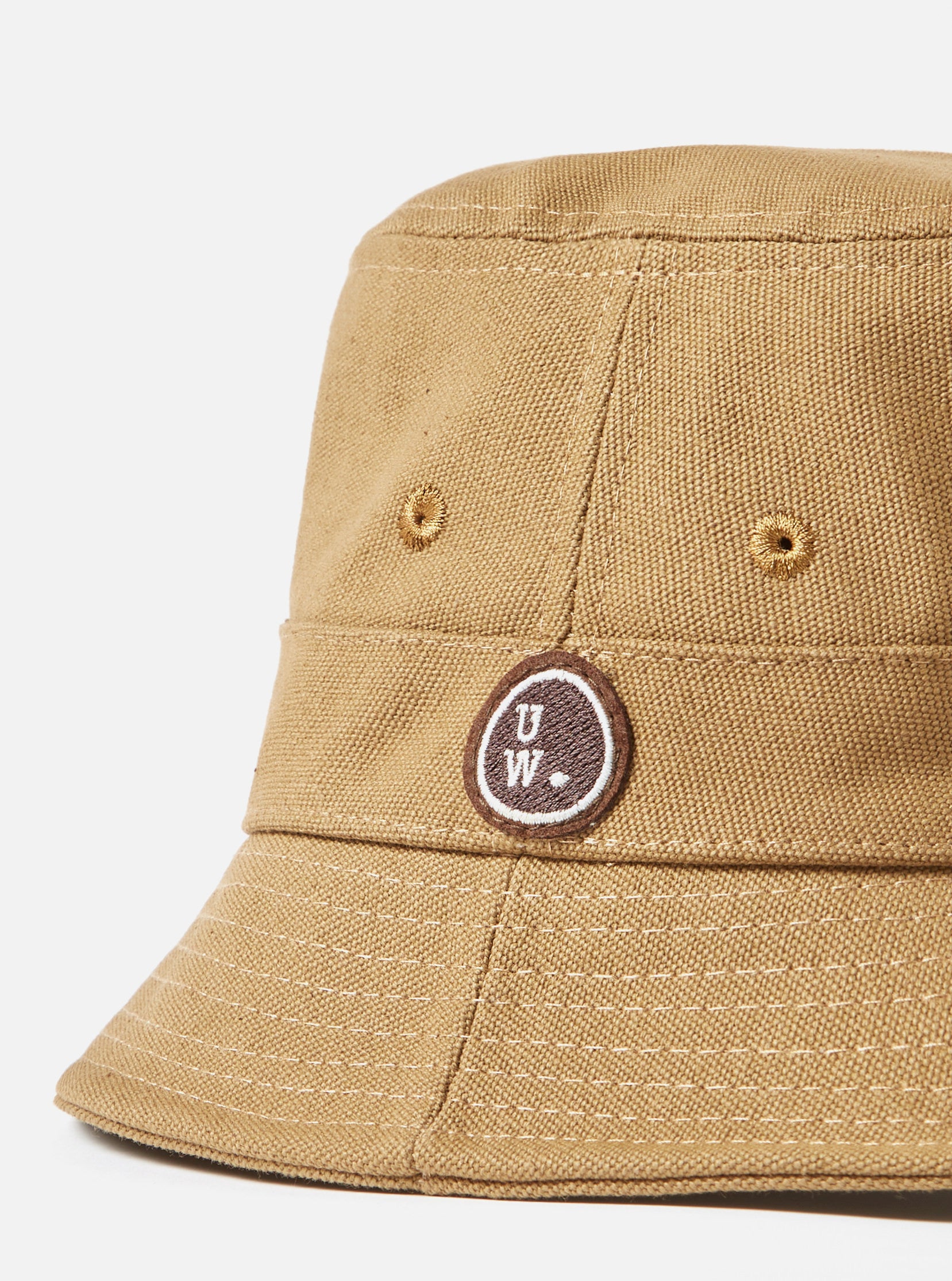 Universal Works Bucket Hat in Khaki Canvas