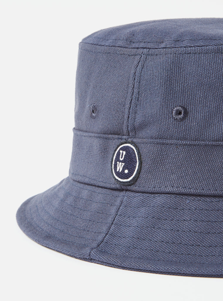 Universal Works Bucket Hat in Navy Canvas