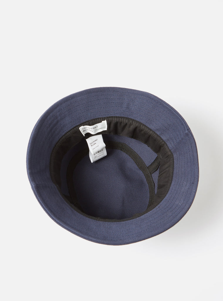 Universal Works Bucket Hat in Navy Canvas