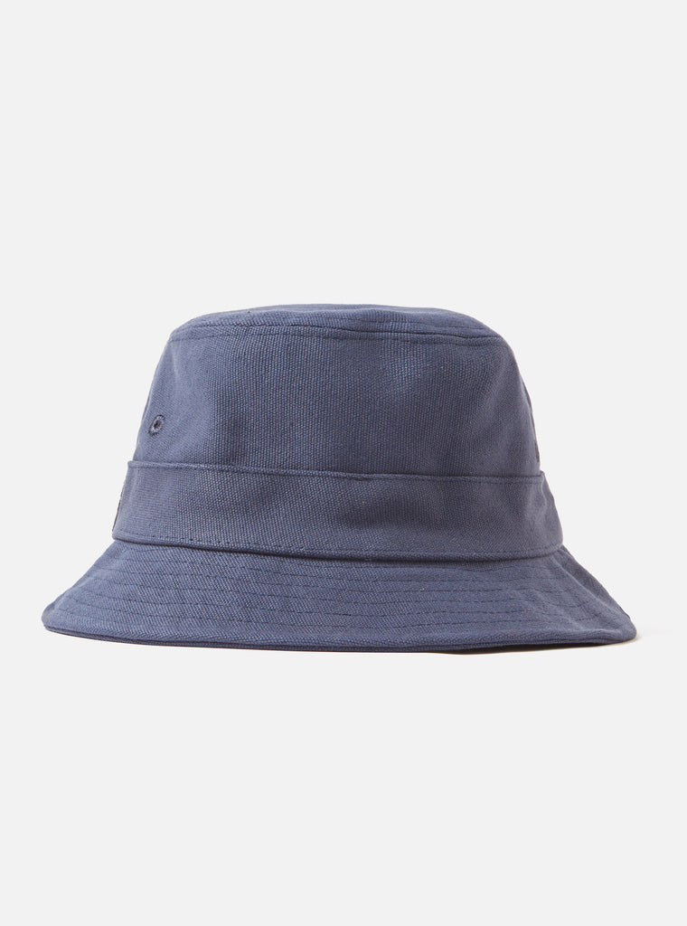 Universal Works Bucket Hat in Navy Canvas